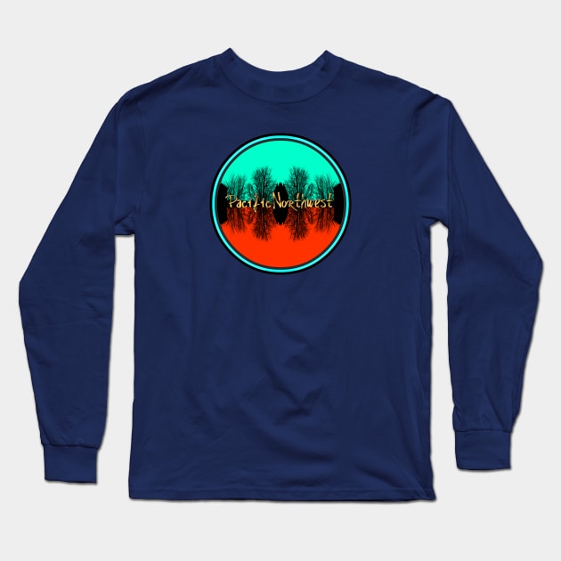 PNW Reflections Long Sleeve T-Shirt by TheDaintyTaurus